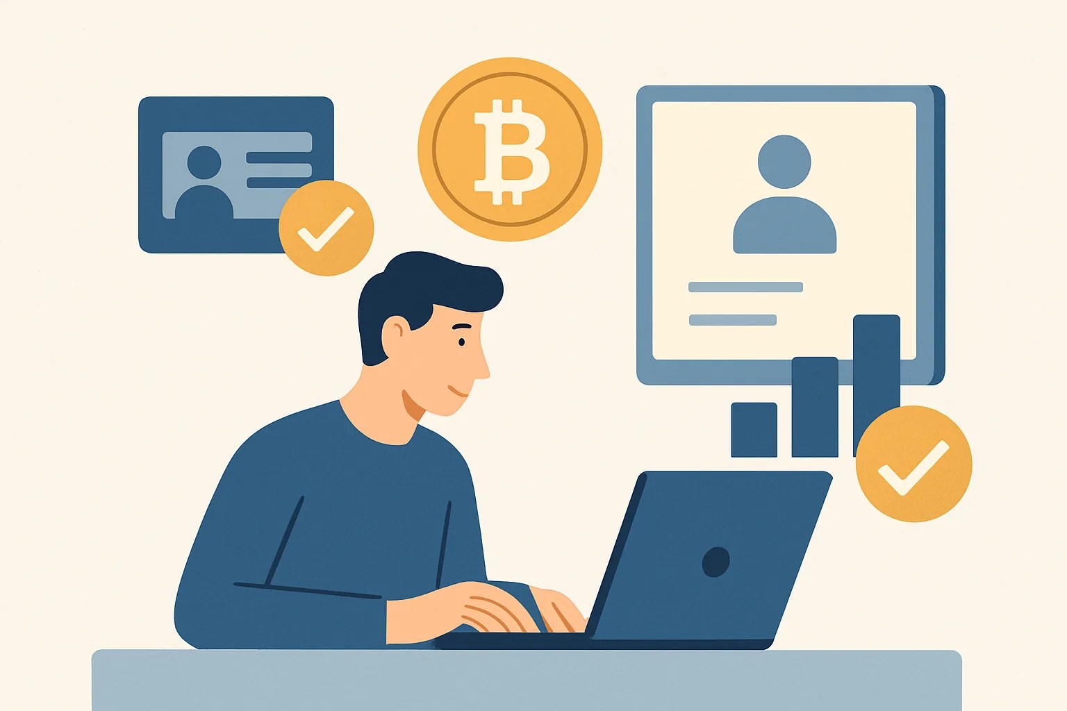 O que significam os níveis de verificação de conta em uma corretora de criptomoedas