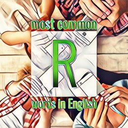 Lista de palavras em inglês comumente usadas que começam com a letra R
