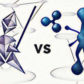 Ethereum pushes Ripple off second place in the cryptocurrency list