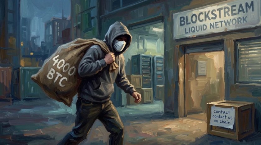 Alleged White-Hat Hackers Withdraw 4,000 bitcoin from Blockstream’s Liquid Network Federation Reserves